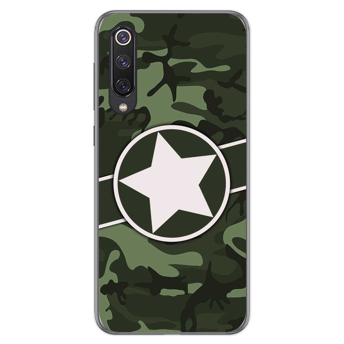 Funda Gel Tpu para Xiaomi Mi 9 SE diseño Camuflaje 01 Dibujos