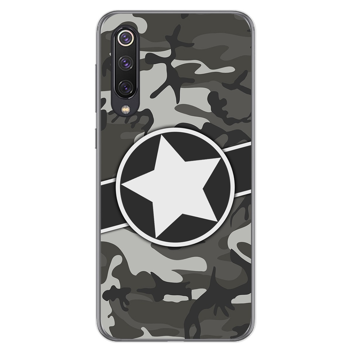 Funda Gel Tpu para Xiaomi Mi 9 SE diseño Camuflaje 02 Dibujos