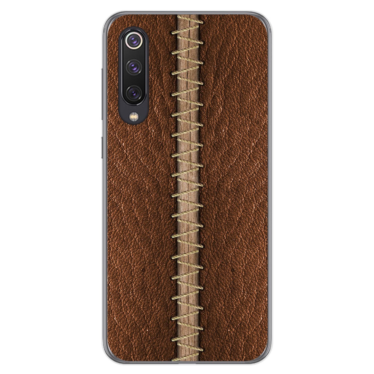 Funda Gel Tpu para Xiaomi Mi 9 SE diseño Cuero 01 Dibujos