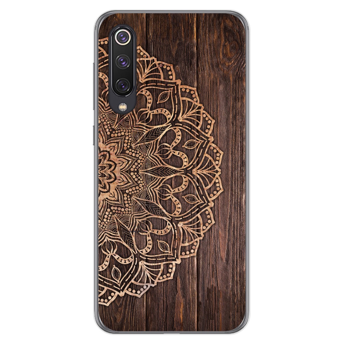 Funda Gel Tpu para Xiaomi Mi 9 SE diseño Madera 06 Dibujos