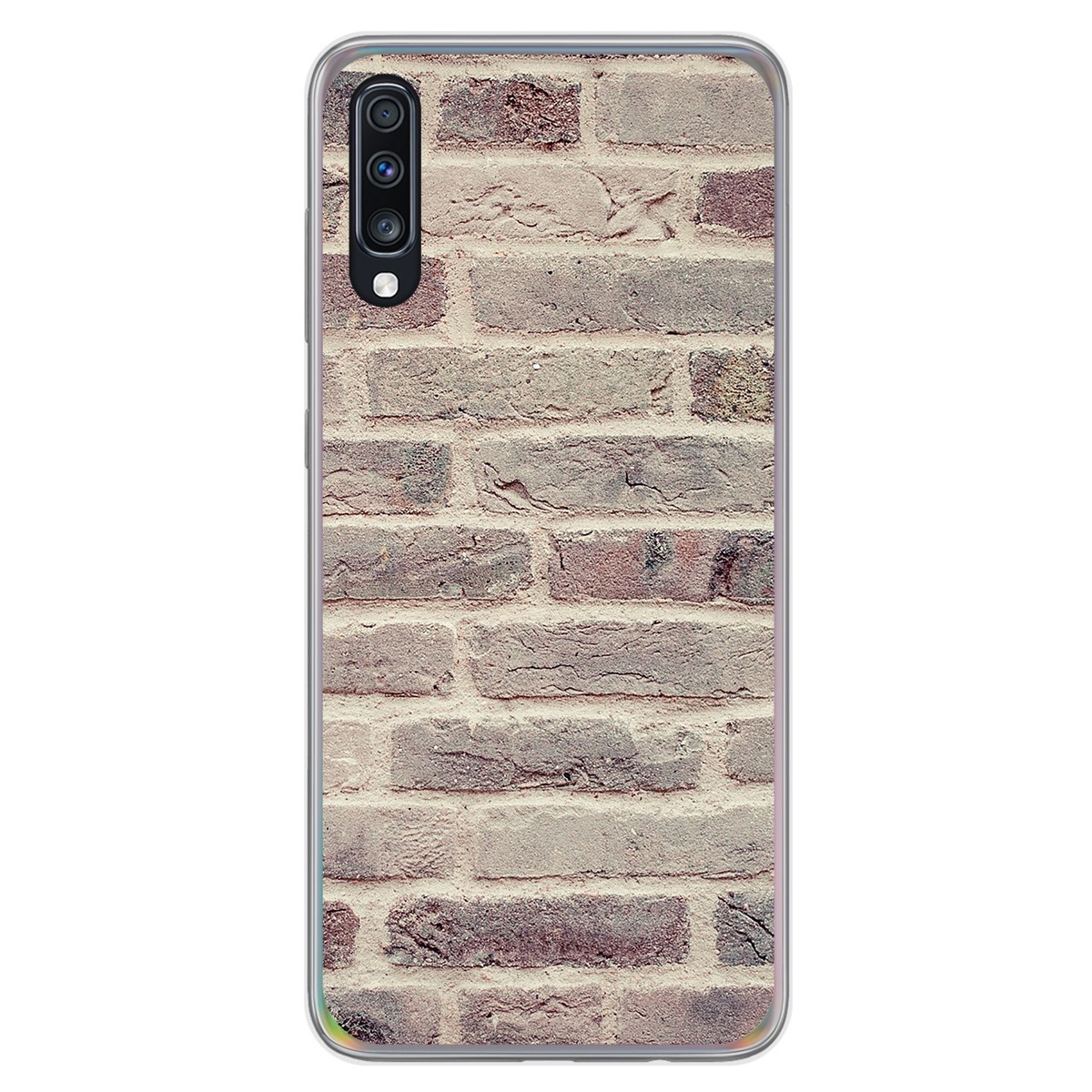 Funda Gel Tpu para Samsung Galaxy A70 diseño Ladrillo 01 Dibujos