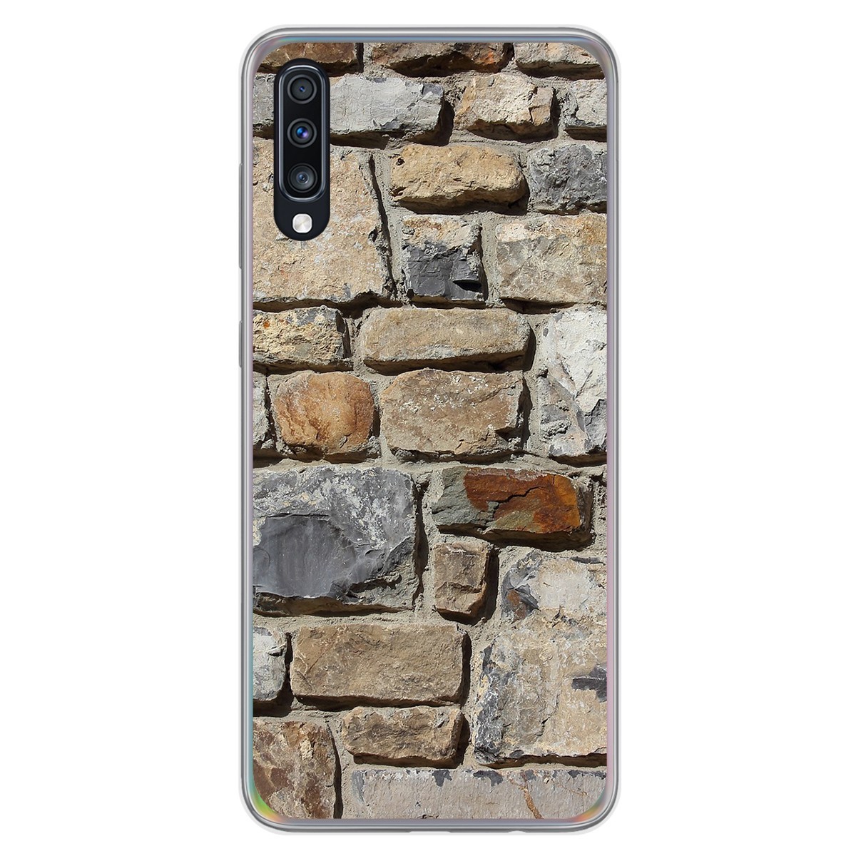 Funda Gel Tpu para Samsung Galaxy A70 diseño Ladrillo 03 Dibujos