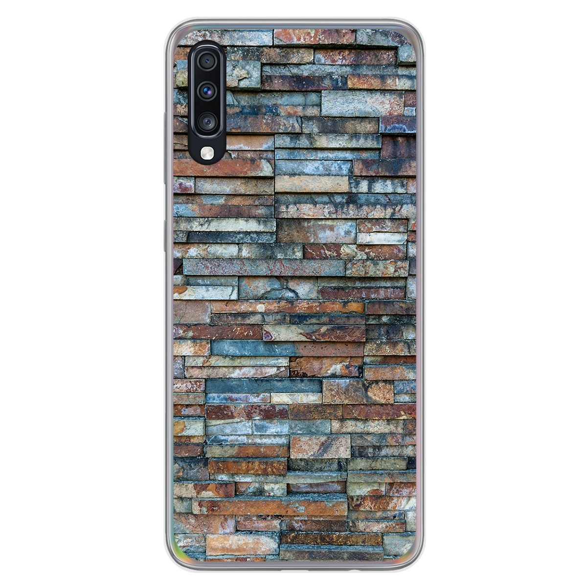 Funda Gel Tpu para Samsung Galaxy A70 diseño Ladrillo 05 Dibujos