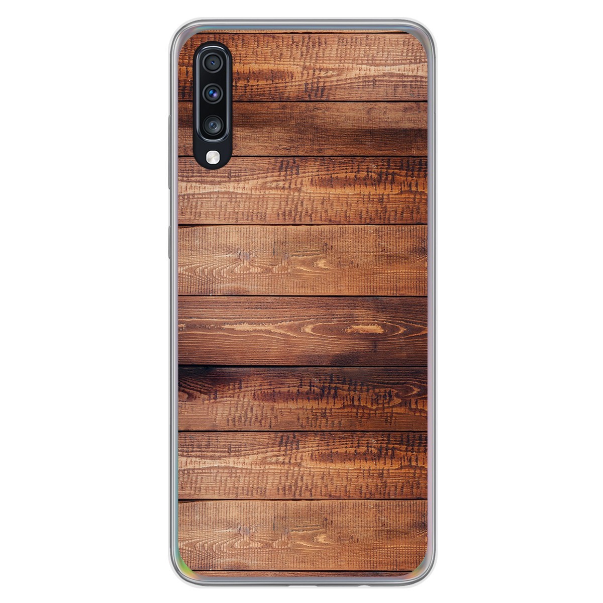 Funda Gel Tpu para Samsung Galaxy A70 diseño Madera 02 Dibujos