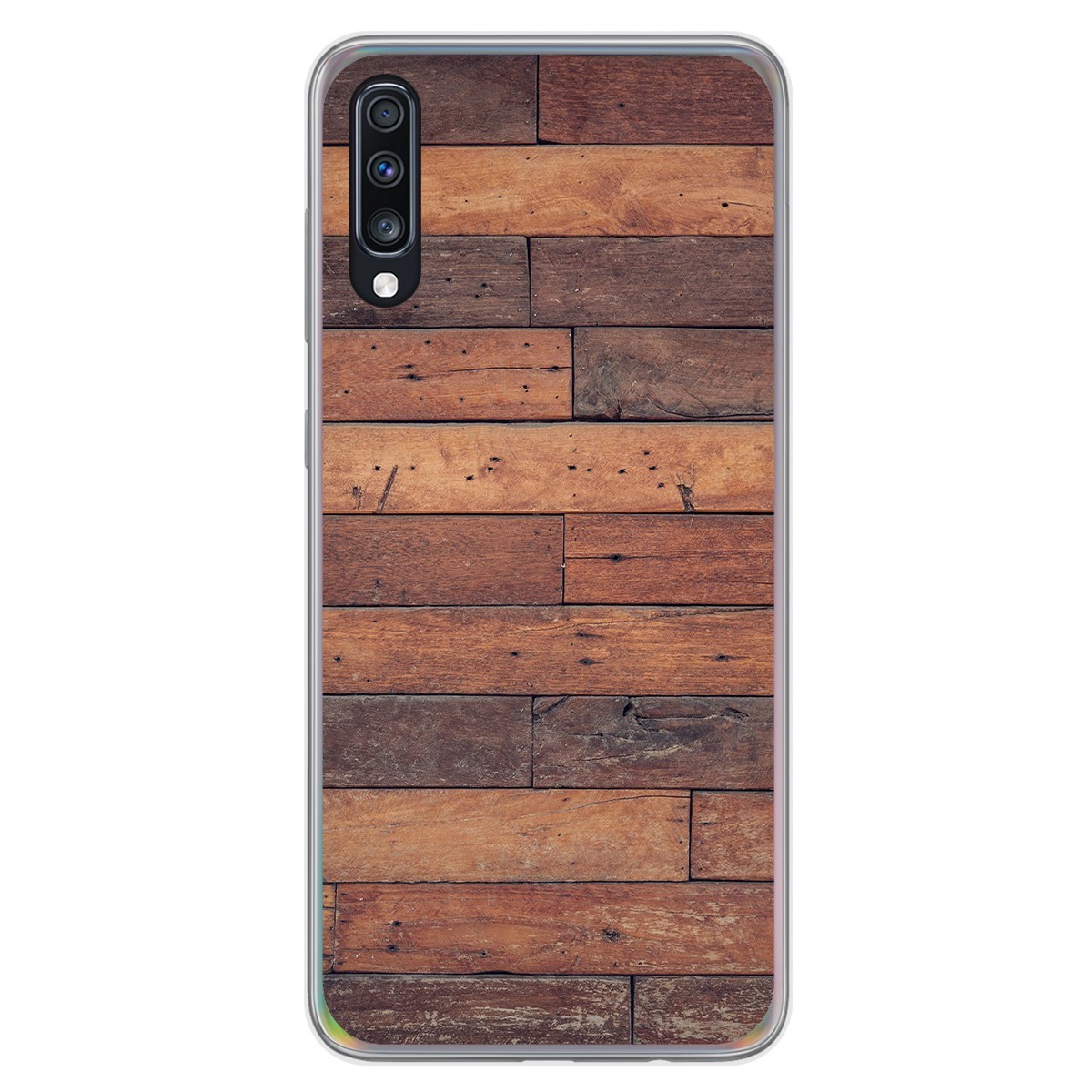 Funda Gel Tpu para Samsung Galaxy A70 diseño Madera 03 Dibujos