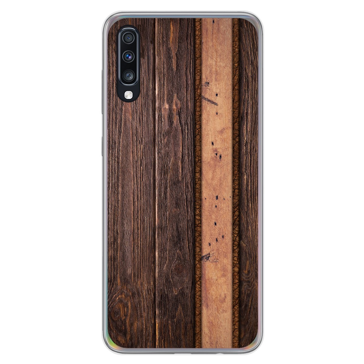 Funda Gel Tpu para Samsung Galaxy A70 diseño Madera 05 Dibujos