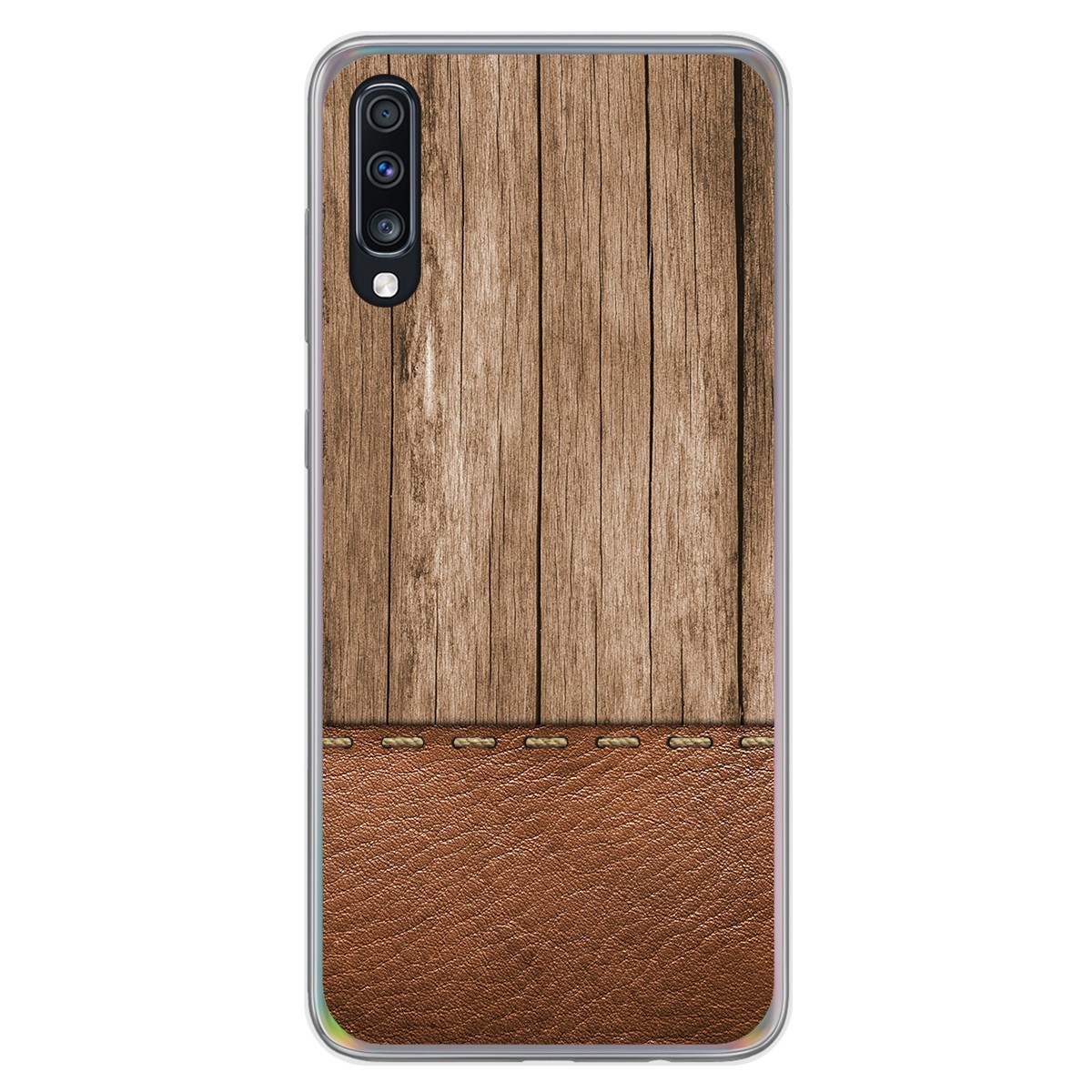 Funda Gel Tpu para Samsung Galaxy A70 diseño Madera 09 Dibujos