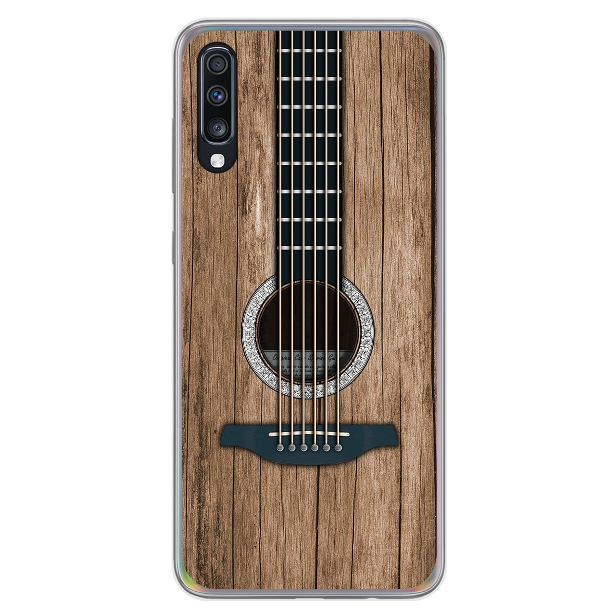 Funda Gel Tpu para Samsung Galaxy A70 diseño Madera 11 Dibujos