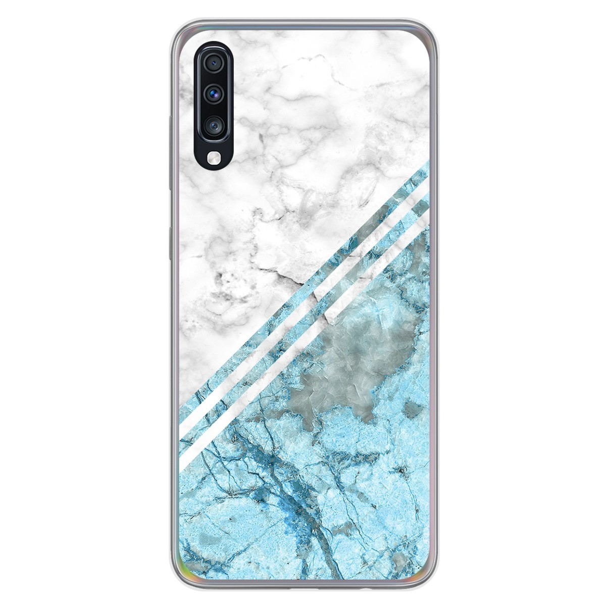 Funda Gel Tpu para Samsung Galaxy A70 diseño Mármol 02 Dibujos