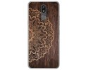 Funda Gel Tpu para Lg K40 diseño Madera 06 Dibujos