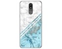Funda Gel Tpu para Lg K40 diseño Mármol 02 Dibujos
