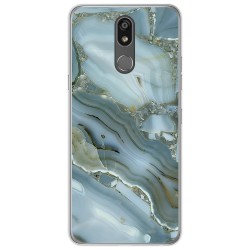 Funda Gel Tpu para Lg K40 diseño Mármol 09 Dibujos