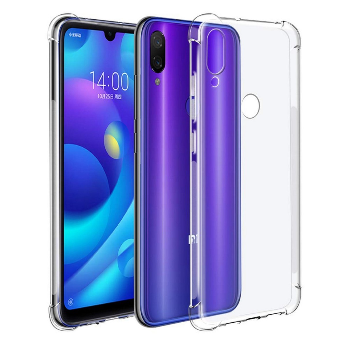 Funda Gel Tpu Anti-Shock Transparente para Xiaomi Mi Play