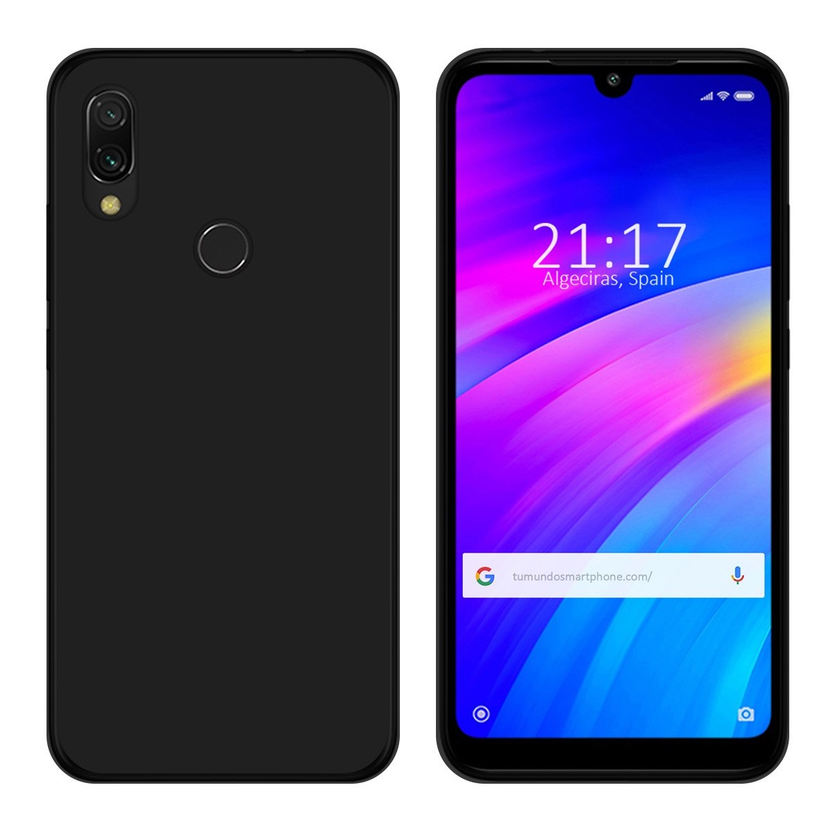 Funda Gel Tpu para Xiaomi Redmi 7 Color Negra