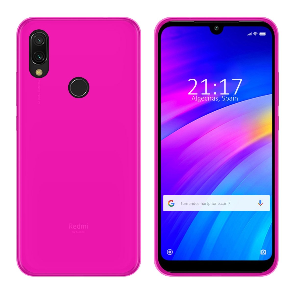 Funda Gel Tpu para Xiaomi Redmi 7 Color Rosa
