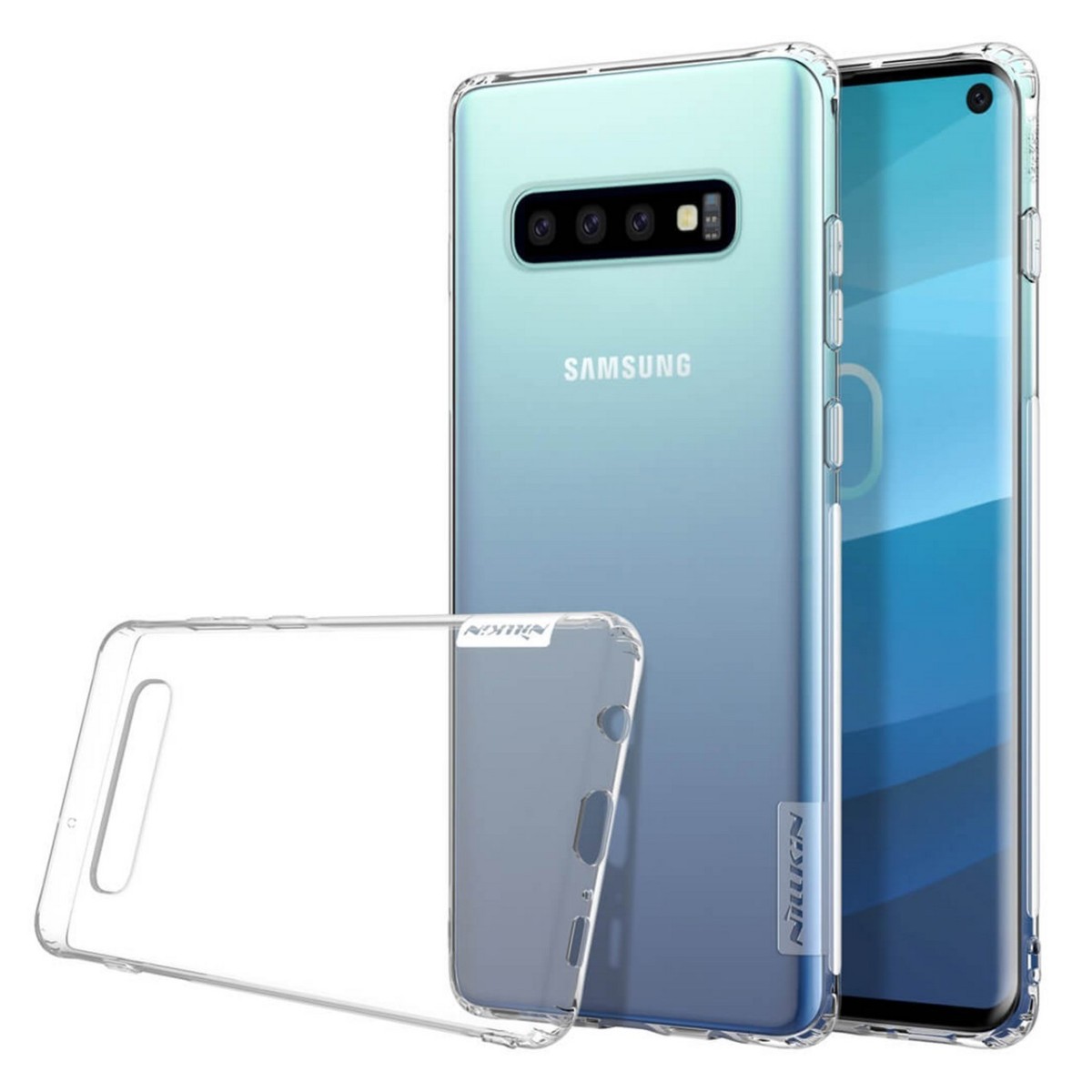Funda Gel Tpu Nillkin Nature para Samsung Galaxy S10 color Transparente