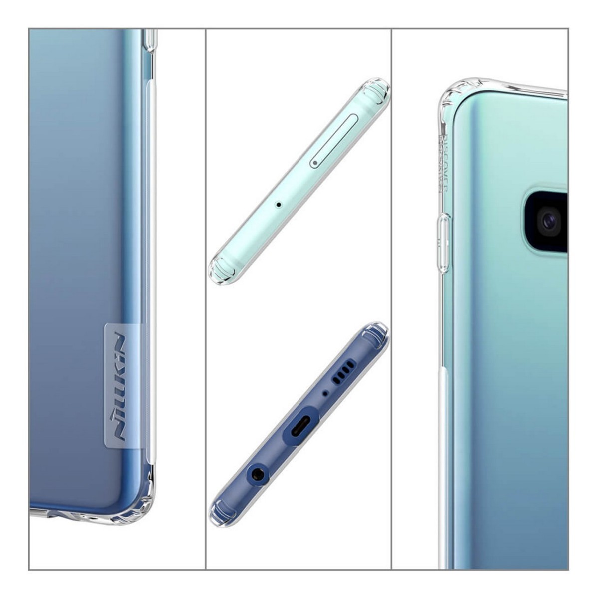 Funda Gel Tpu Nillkin Nature para Samsung Galaxy S10 color Transparente