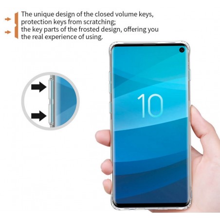 Funda Gel Tpu Nillkin Nature para Samsung Galaxy S10 color Transparente