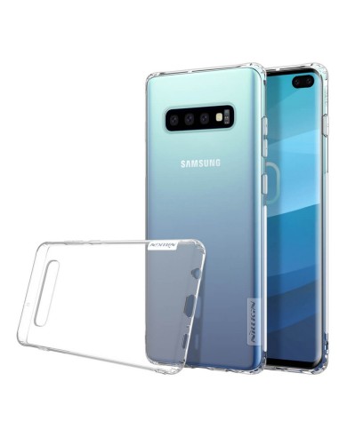 Funda Gel Tpu Nillkin Nature para Samsung Galaxy S10 Plus color Transparente