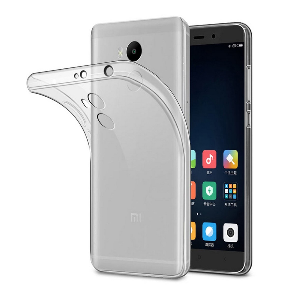 Funda Gel Tpu Fina Ultra-Thin 0,3mm Transparente para Xiaomi Redmi 4