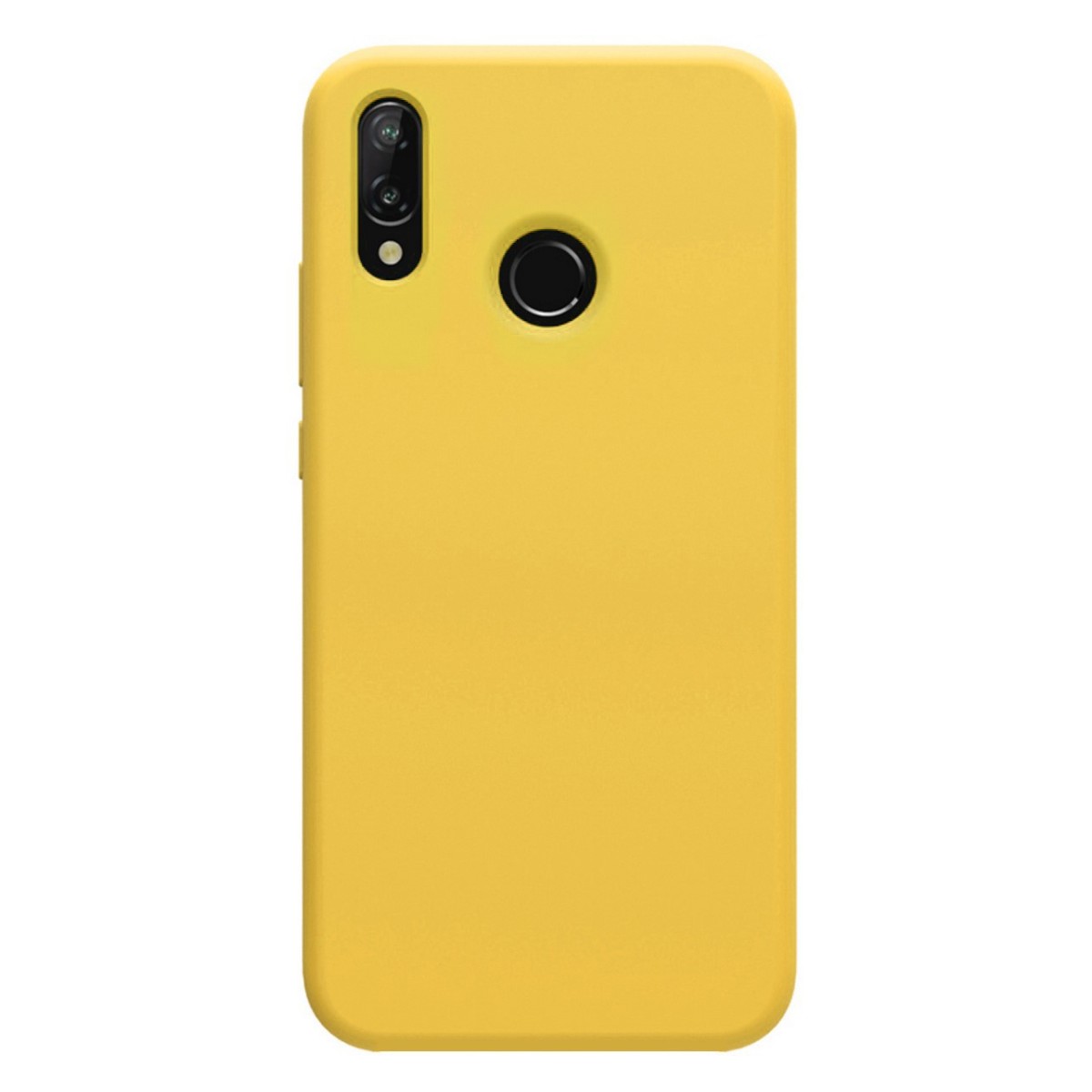 Funda Silicona Líquida Ultra Suave para Huawei Y6 2019 / Y6s 2019 color Amarilla
