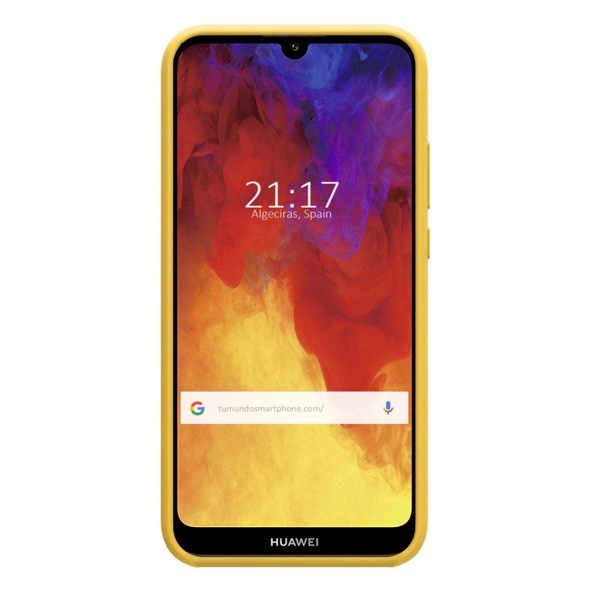 Funda Silicona Líquida Ultra Suave para Huawei Y6 2019 / Y6s 2019 color Amarilla