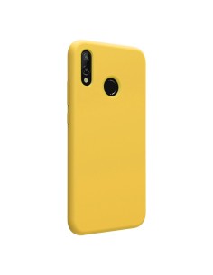 Funda Silicona Líquida Ultra Suave para Huawei Y6 2019 / Y6s 2019 color Amarilla