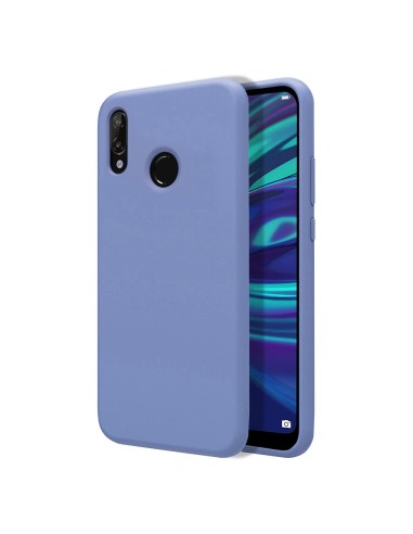 Funda Silicona Líquida Ultra Suave para Huawei Y7 2019 color Azul Celeste