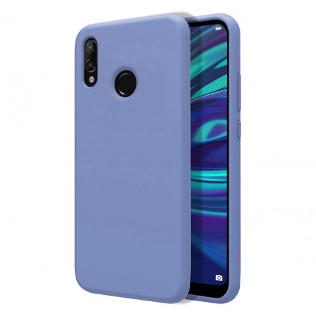 Funda Silicona Líquida Ultra Suave para Huawei Y7 2019 color Azul Celeste