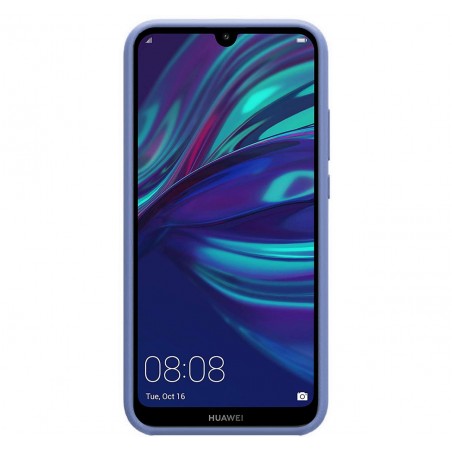 Funda Silicona Líquida Ultra Suave para Huawei Y7 2019 color Azul Celeste