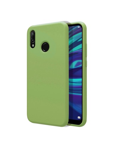 Funda Silicona Líquida Ultra Suave para Huawei Y7 2019 color Verde