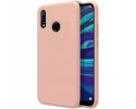 Funda Silicona Líquida Ultra Suave para Huawei Y7 2019 color Rosa