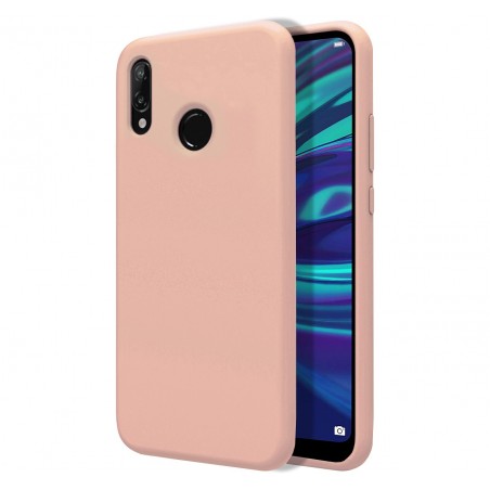 Funda Silicona Líquida Ultra Suave para Huawei Y7 2019 color Rosa