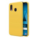 Funda Silicona Líquida Ultra Suave para Samsung Galaxy A40 color Amarilla