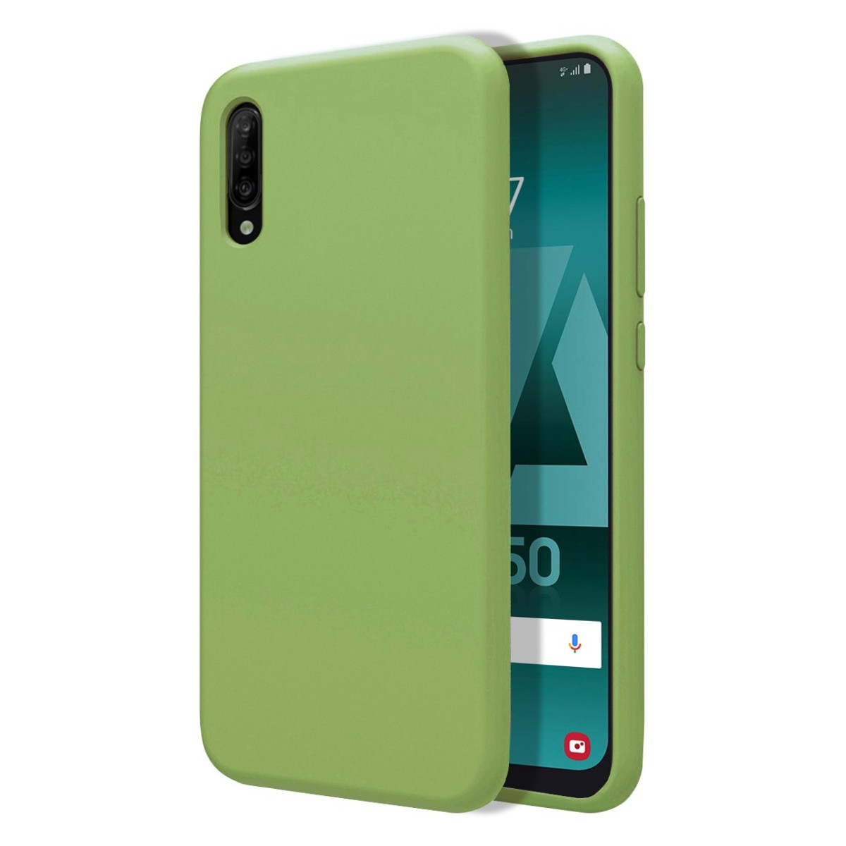 Funda Silicona Líquida Ultra Suave para Samsung Galaxy A50 / A50s / A30s color Verde