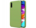 Funda Silicona Líquida Ultra Suave para Samsung Galaxy A70 color Verde