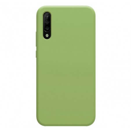 Funda Silicona Líquida Ultra Suave para Samsung Galaxy A70 color Verde
