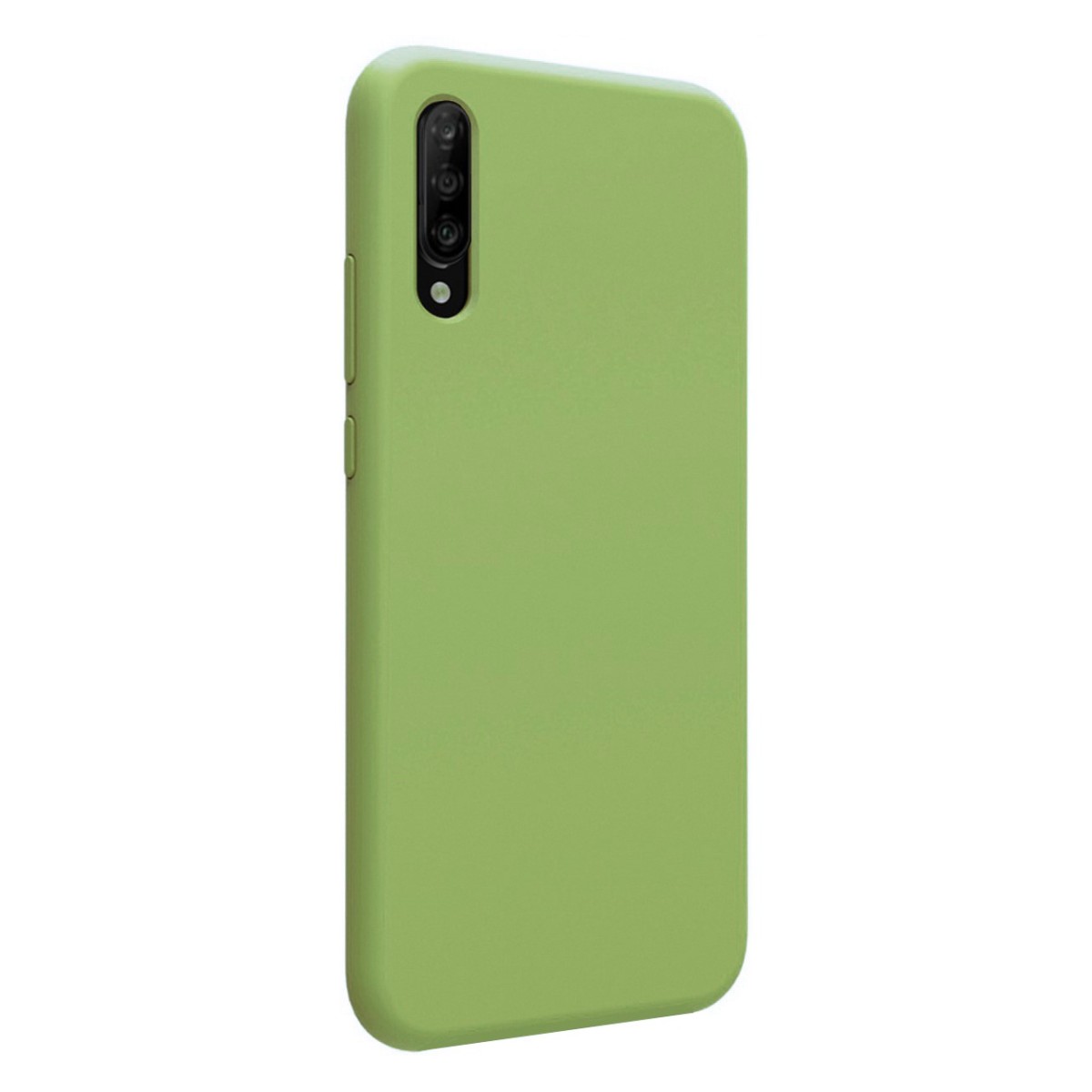 Funda Silicona Líquida Ultra Suave para Samsung Galaxy A70 color Verde