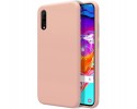 Funda Silicona Líquida Ultra Suave para Samsung Galaxy A70 color Rosa