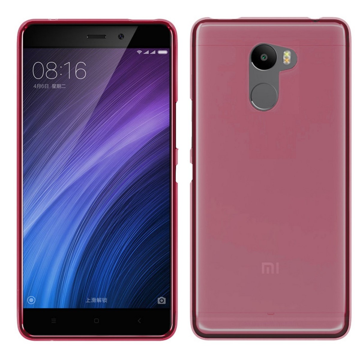 Funda Gel Tpu para Xiaomi Redmi 4 Color Rosa