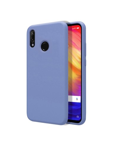 Funda Silicona Líquida Ultra Suave para Xiaomi Redmi Note 7 color Azul Celeste