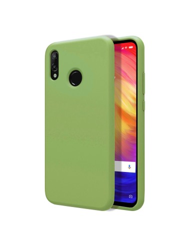Funda Silicona Líquida Ultra Suave para Xiaomi Redmi Note 7 color Verde