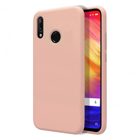 Funda Silicona Líquida Ultra Suave para Xiaomi Redmi Note 7 color Rosa