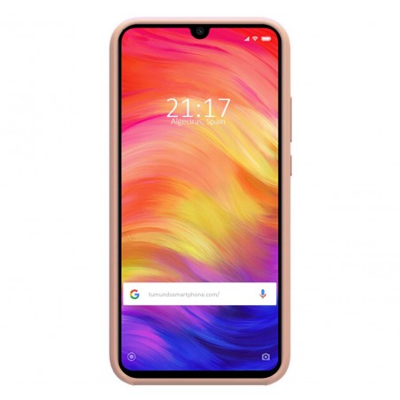 Funda Silicona Líquida Ultra Suave para Xiaomi Redmi Note 7 color Rosa