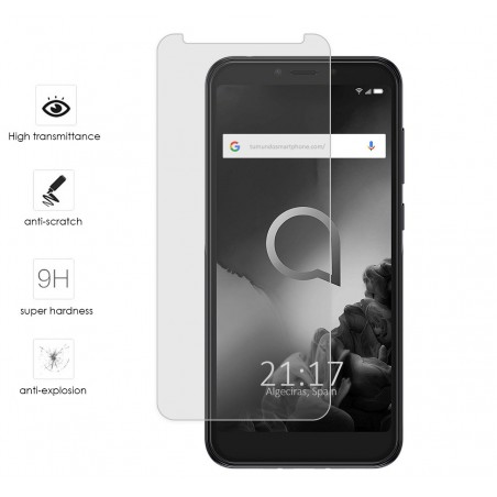 Protector Cristal Templado para Alcatel 1S (2019) Vidrio