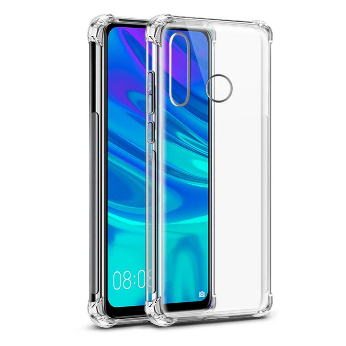 Funda Gel Tpu Anti-Shock Transparente para Huawei P Smart + Plus 2019