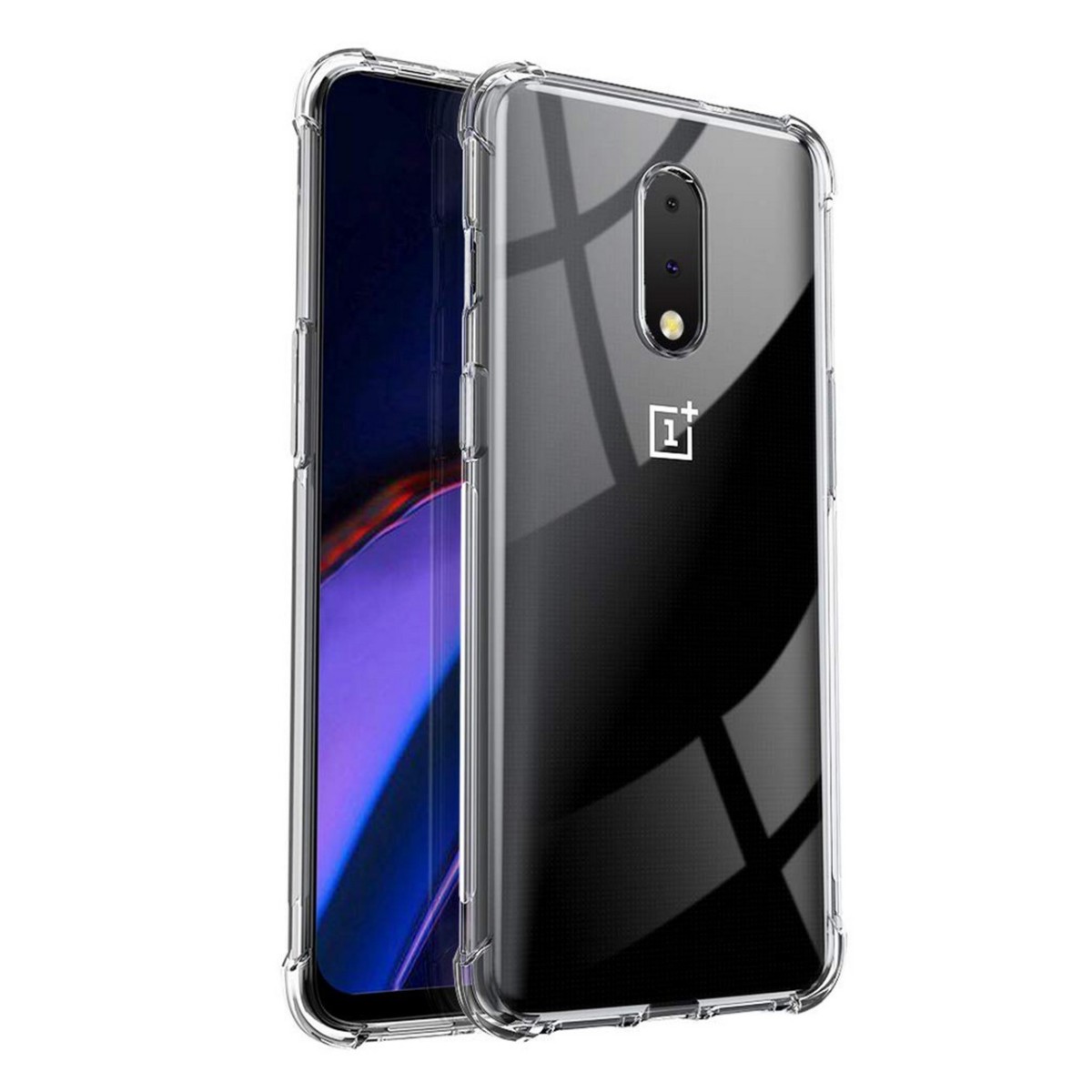 Funda Gel Tpu Anti-Shock Transparente para Oneplus 7