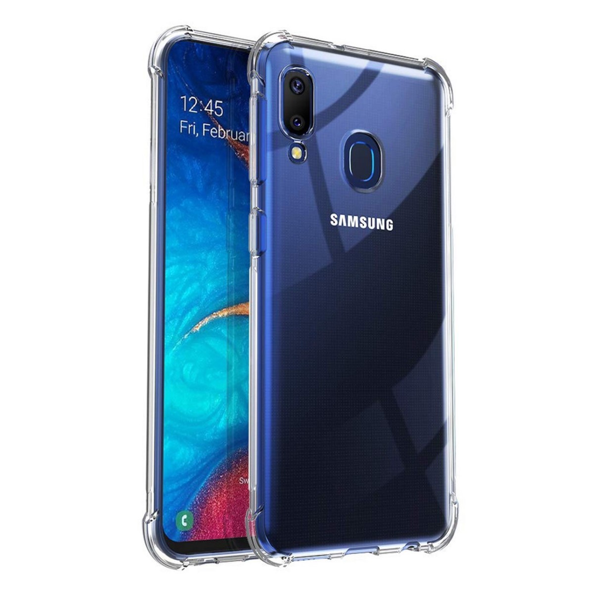Funda Gel Tpu Anti-Shock Transparente para Samsung Galaxy A20e 5.8