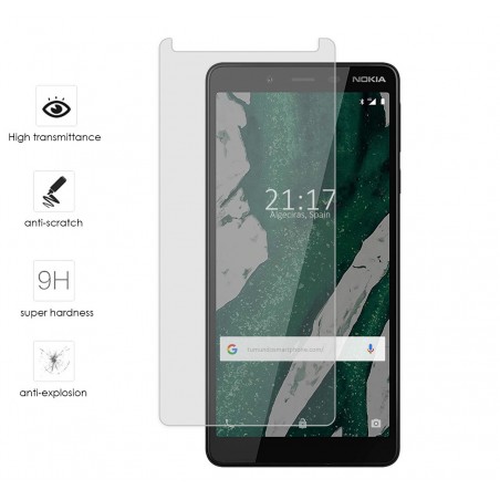 Protector Cristal Templado para Nokia 1 Plus Vidrio