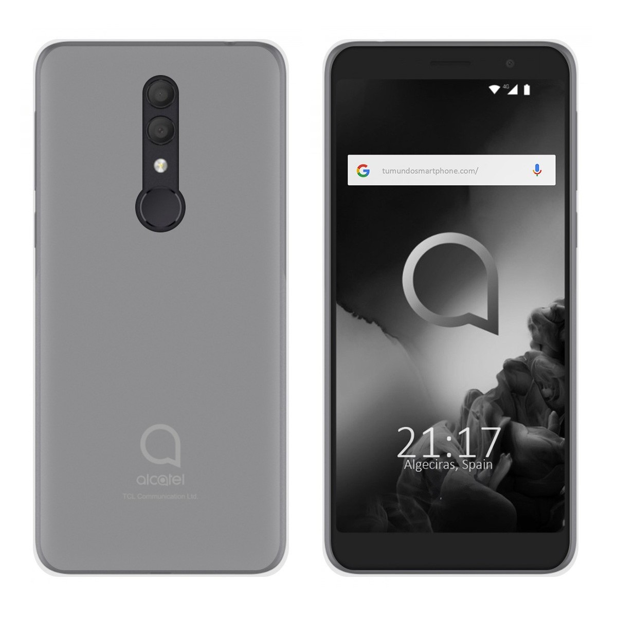 Funda Gel Tpu para Alcatel 1X (2019) Color Transparente